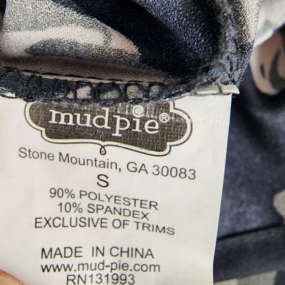 Mud Pie Floral Design Sleeveless Midi Shift Dress With Pockets Size Small - Picture 6 of 6